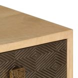 tömör mangófa TV-szekrény 120 x 30 x 40 cm