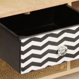 tömör mangófa TV-szekrény 120 x 30 x 40 cm