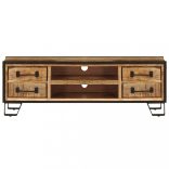 tömör mangófa TV-szekrény 120 x 30 x 40 cm