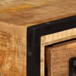 tömör mangófa TV-szekrény 120 x 30 x 40 cm