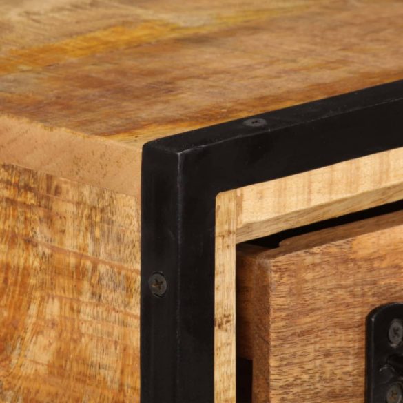 tömör mangófa TV-szekrény 120 x 30 x 40 cm