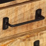 tömör mangófa TV-szekrény 120 x 30 x 40 cm