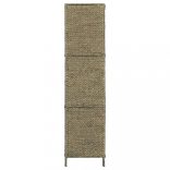 barna 3-paneles vízijácint paraván 116 x 160 cm