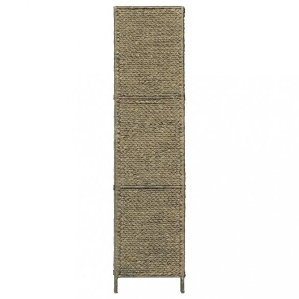 barna 3-paneles vízijácint paraván 116 x 160 cm