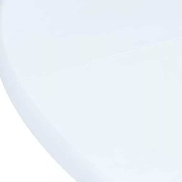 fehér tömör gumifa étkezőasztal 106 cm