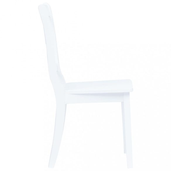 2 darab fehér tömör gumifa étkezőszék