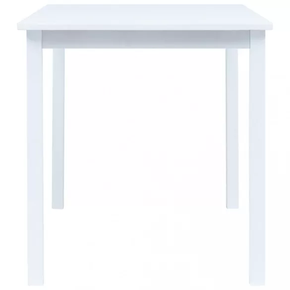 fehér tömör gumifa étkezőasztal 114 x 71 x 75 cm