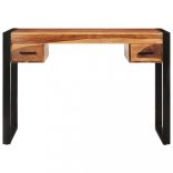 tömör akácfából íróasztal 2 fiókkal 110 x 50 x 77 cm