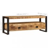 tömör mangófa TV-szekrény 120 x 35 x 45 cm