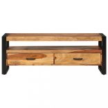 tömör akácfából TV-szekrény 120 x 35 x 45 cm