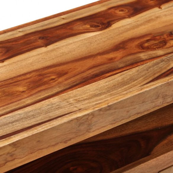 tömör akácfából TV-szekrény 120 x 35 x 45 cm