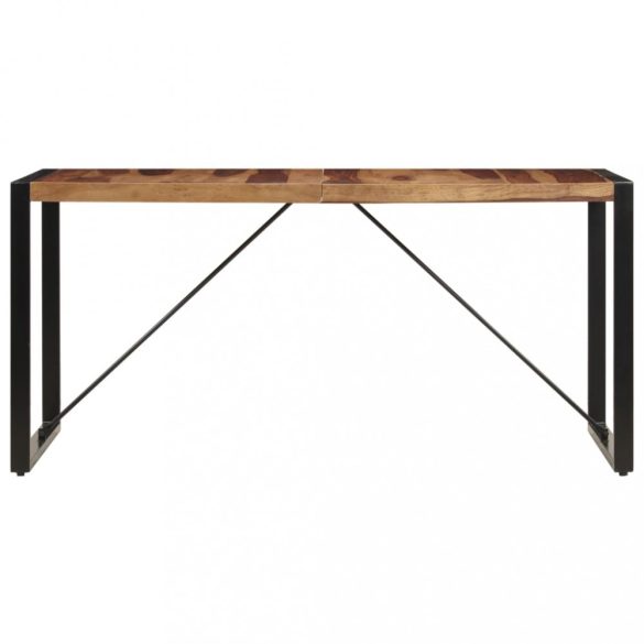 tömör akácfából étkezőasztal 140 x 70 x 75 cm