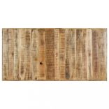 tömör nyers mangófa étkezőasztal 160 x 80 x 75 cm