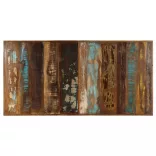 tömör újrahasznosított fa étkezőasztal 140 x 70 x 75 cm