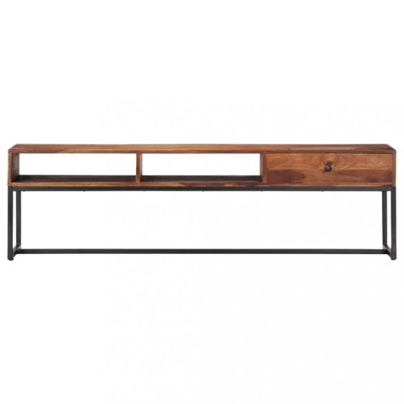 tömör akácfából TV-szekrény 160 x 30 x 45 cm