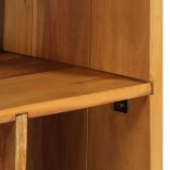 tömör újrahasznosított fa könyvespolc 60 x 35 x 180 cm