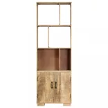 tömör mangófa könyvespolc 60 x 35 x 180 cm