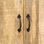 tömör mangófa könyvespolc 60 x 35 x 180 cm