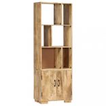 tömör mangófa könyvespolc 60 x 35 x 180 cm