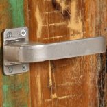 tömör újrahasznosított fa éjjeliszekrény 50 x 30 x 50 cm