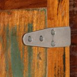 tömör újrahasznosított fa éjjeliszekrény 50 x 30 x 50 cm