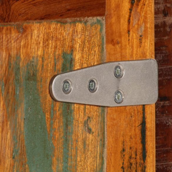 tömör újrahasznosított fa éjjeliszekrény 50 x 30 x 50 cm