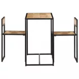 3-részes tömör mangófa étkezőszett