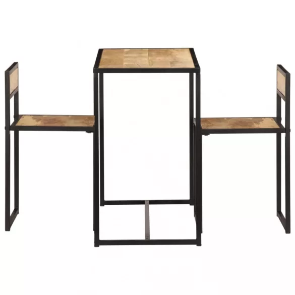 3-részes tömör mangófa étkezőszett