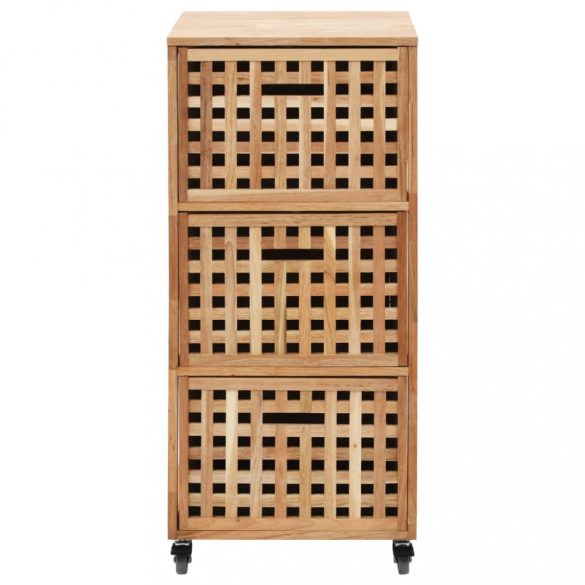 tömör diófa fürdőszobai szekrény 41 x 41 x 91 cm