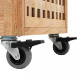 tömör diófa fürdőszobai szekrény 41 x 41 x 91 cm