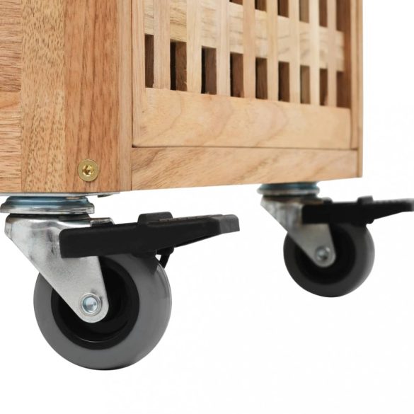 tömör diófa fürdőszobai szekrény 41 x 41 x 91 cm