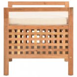 tömör diófa tárolópad 49 x 48 x 49 cm