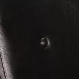 fekete valódi bőr karosszék