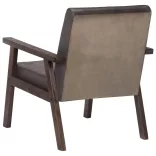 szürke valódi bőr karosszék