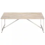 tömör mangófa dohányzóasztal 110 x 110 x 36 cm