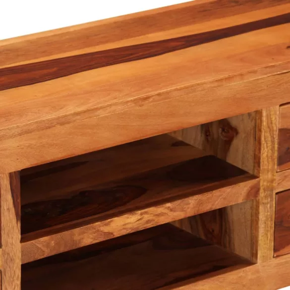 tömör fa TV-szekrény 110 x 30 x 40 cm