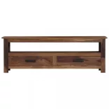 tömör fa TV-szekrény 118 x 30 x 40 cm