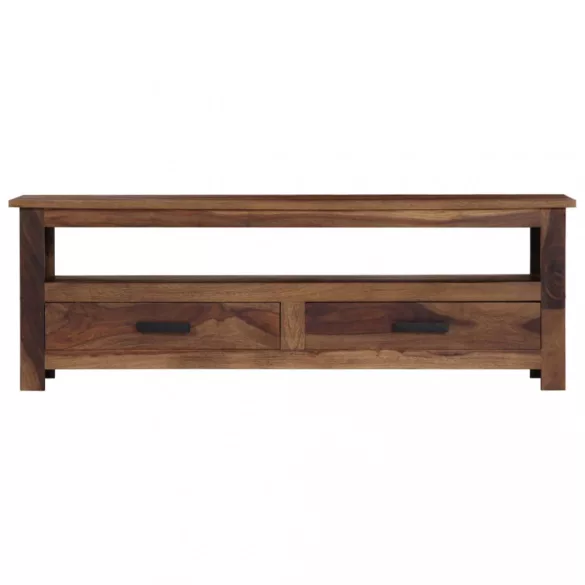 tömör fa TV-szekrény 118 x 30 x 40 cm