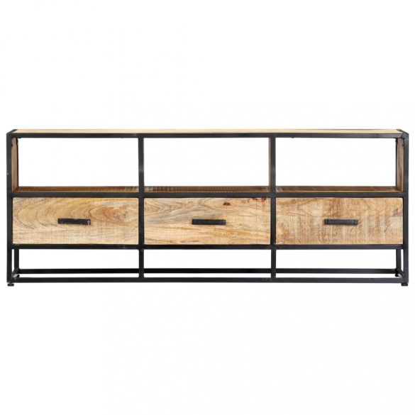 tömör mangófa TV-szekrény 120 x 30 x 45 cm