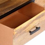 tömör mangófa TV-szekrény 120 x 30 x 45 cm