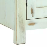 világoskék tömör mangófa tálalószekrény 110 x 35 x 70 cm
