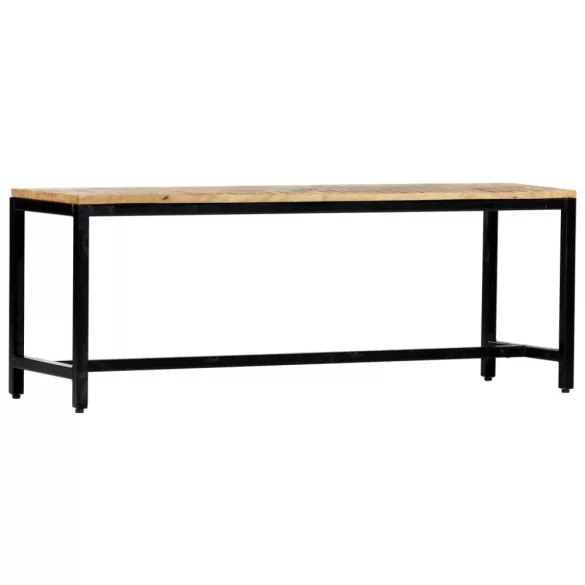 tömör, nyers mangófa étkezőpad 120 cm