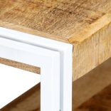 tömör mangófa TV-szekrény 90 x 30 x 40 cm