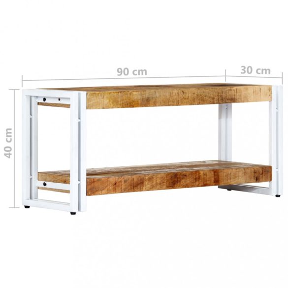 tömör mangófa TV-szekrény 90 x 30 x 40 cm