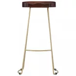 2 db tömör mangófa Gavin bárszék