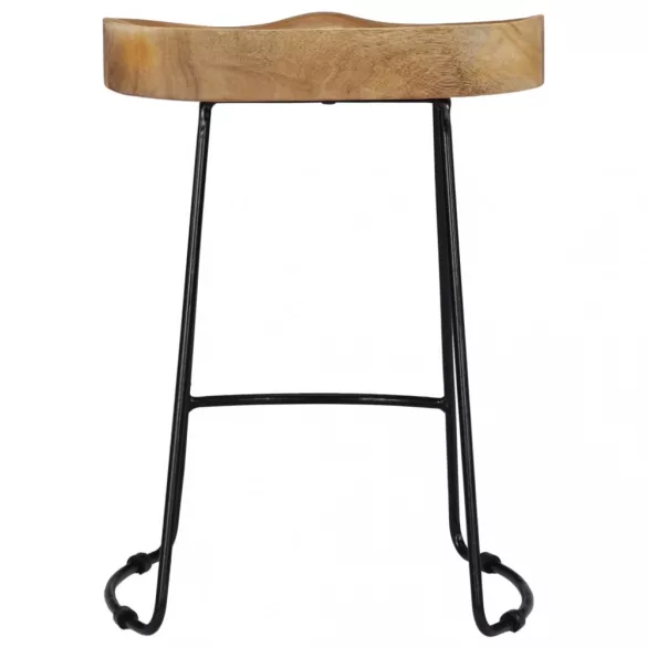 2 db tömör mangófa Gavin bárszék