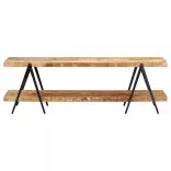 tömör mangófa TV-szekrény 160 x 40 x 50 cm