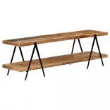 tömör mangófa TV-szekrény 160 x 40 x 50 cm