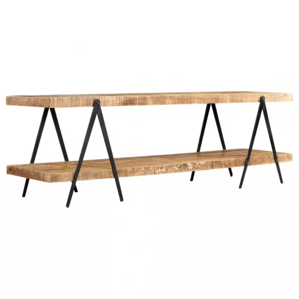 tömör mangófa TV-szekrény 160 x 40 x 50 cm