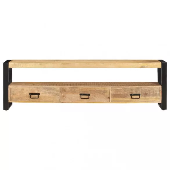 tömör mangófa TV-szekrény 150 x 30 x 45 cm